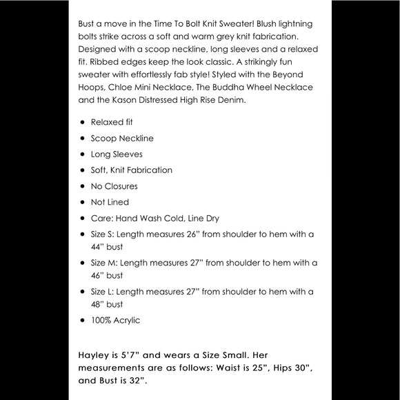 Time to Bolt Knit Sweater Vici - Picture 6 of 6